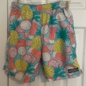 Tropical Print Men’s Vineyard Vines Swim Trunks